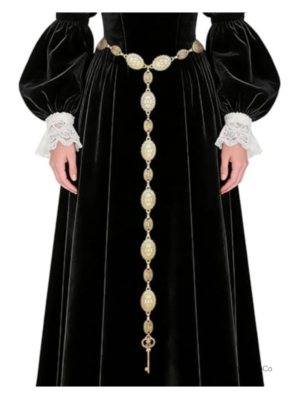 Medieval Waist Chain Belt for Women Witch Renaissance Renfaire